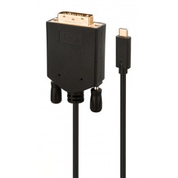 POWERTECH καλώδιο USB-C σε DVI CAB-UC050, 1080p/60Hz, 2m, μαύρο