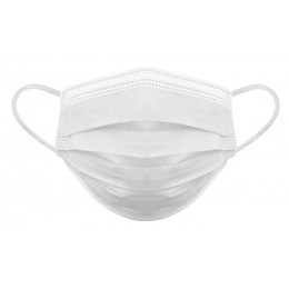 Μάσκα προστασίας 3 στρωμάτων MSK-0010, με φίλτρο BFE 80%, 10τμχ