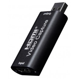POWERTECH video capture PTH-047, HDMI/USB σύνδεση, 4K/60Hz, μαύρο