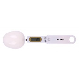 BRUNO ψηφιακή ζυγαριά-κουτάλι κουζίνας BRN-0074, έως 500g, λευκή