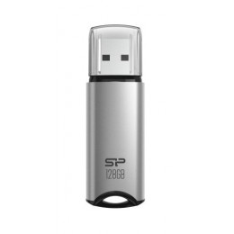 SILICON POWER USB Flash Drive Marvel M02, 128GB, USB 3.2, γκρι