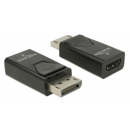 DELOCK αντάπτορας DisplayPort σε HDMI 66234, 4K/30Hz, Passive, μαύρος