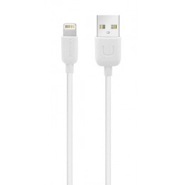 USAMS καλώδιο Lightning σε USB US-SJ097, 10.5W, 1m, λευκό