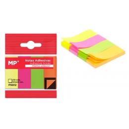 MP αυτοκόλλητοι σελιδοδείκτες PN812, 20x50mm, 200τμχ, χρωματιστοί