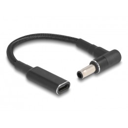 POWERTECH καλώδιο τροφοδοσίας CAB-UC066, USB-C σε Samsung 5.5x3mm, μαύρο