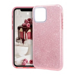 POWERTECH θήκη Shining MOB-1810 για iPhone 14 Pro, ροζ