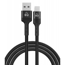 POWERTECH καλώδιο USB σε Micro USB PTR-0125, 12W 2.4A, copper, 1m, μαύρο