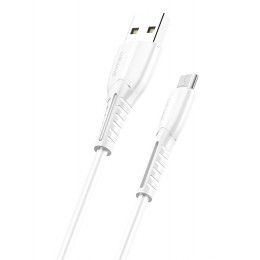 USAMS καλώδιο Micro USB σε USB US-SJ365, 10W, 1m, λευκό