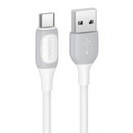 USAMS καλώδιο USB-C σε USB US-SJ596, 15W, 1m, λευκό