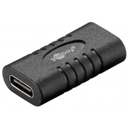 GOOBAY αντάπτορας USB-C 45401, θηλυκό σε θηλυκό, 5Gbit/s, 60W, μαύρος