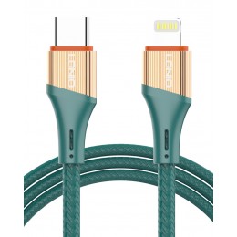 LDNIO καλώδιο Lightning σε USB-C LC631I, 30W PD, 1m, πράσινο