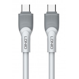 LDNIO καλώδιο USB-C σε USB-C LC602C, 100W PD, 2m, γκρι