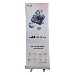 SJCAM διαφημιστικό roll up banner με εκτύπωση SJ4000-AIR, 160x60cm