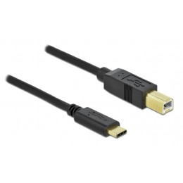 DELOCK καλώδιο USB-C σε USB Type B 83666, 480Mbps, 3m, μαύρο