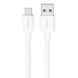 USAMS καλώδιο micro USB σε USB US-SJ607, 10W, 1m, λευκό