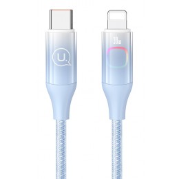 USAMS καλώδιο Lightning σε USB-C US-SJ638, 30W PD, 1.2m, μπλε
