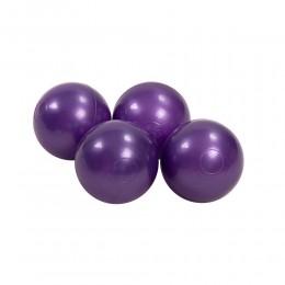 MeowBaby Plastic Ball Pearl Violet (50 pcs) (ZPBUR000) (MEBZPBUR000)