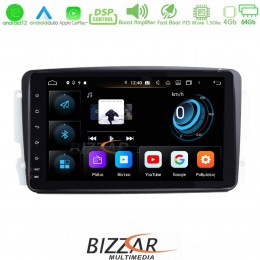 Bizzar oem Mercedes C/clk/vito/viano Class 8core Android12 4+64gb Navigation Multimedia (8inch) u-px5-Mc12