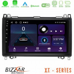 Bizzar xt Series Mercedes A/b/vito/sprinter Class 4core Android12 2+32gb Navigation Multimedia u-xt-Mb0759