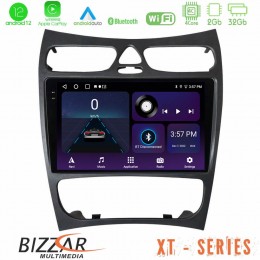 Bizzar xt Series Mercedes clk Class W209 2000-2004 4core Android12 2+32gb Navigation Multimedia Tablet 9 u-xt-Mb1452