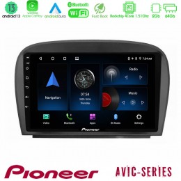 Pioneer Avic 4core Android13 2+64gb Mercedes sl Class 2005-2011 Navigation Multimedia Tablet 9 u-p4-Mb0479