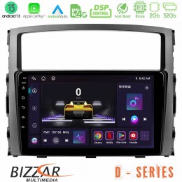 Bizzar d Series Mitsubishi Pajero 2008-2009 8core Android13 2+32gb Navigation Multimedia Tablet 9 u-d-Mt0557