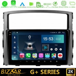 Bizzar g+ Series Mitsubishi Pajero 2008-2009 8core Android12 6+128gb Navigation Multimedia Tablet 9 u-g-Mt0557