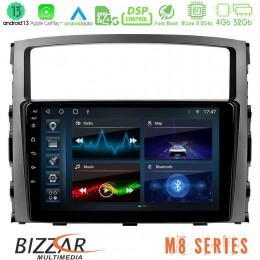 Bizzar m8 Series Mitsubishi Pajero 2008-2009 8core Android13 4+32gb Navigation Multimedia Tablet 9 u-m8-Mt0557