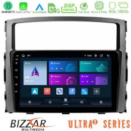 Bizzar Ultra Series Mitsubishi Pajero 2008-2009 8core Android13 8+128gb Navigation Multimedia Tablet 9 u-ul2-Mt0557
