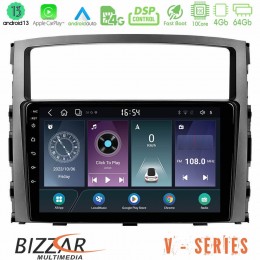 Bizzar v Series Mitsubishi Pajero 2008-2009 10core Android13 4+64gb Navigation Multimedia Tablet 9 u-v-Mt0557
