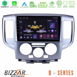 Bizzar d Series Nissan Nv200 8core Android13 2+32gb Navigation Multimedia Tablet 9 u-d-Ns391