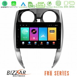 Bizzar fr8 Series Nissan Note 2013-2018 8core Android13 2+32gb Navigation Multimedia Tablet 10 u-fr8-Ns0481