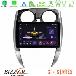 Bizzar s Series Nissan Note 2013-2018 8core Android13 6+128gb Navigation Multimedia Tablet 10 u-s-Ns0481