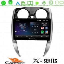 Cadence x Series Nissan Note 2013-2018 8core Android12 4+64gb Navigation Multimedia Tablet 10 u-x-Ns0481