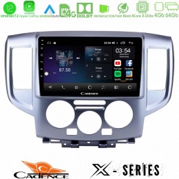 Cadence x Series Nissan Nv200 8core Android12 4+64gb Navigation Multimedia Tablet 9 u-x-Ns391
