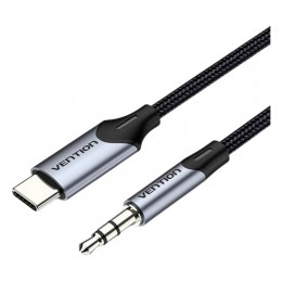 VENTION Type-C Male to 3.5mm Male Cable 1.5M Gray Aluminum Alloy Type (BGKHG) (VENBGKHG)