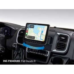 Alpine INE-F904DU8S 9” Floating Navigation Swivel Display for Fiat Ducato 8 featuring Apple CarPlay