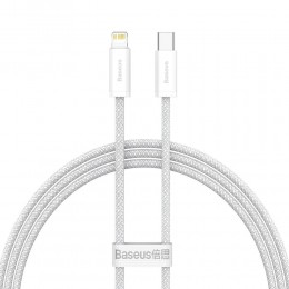 Baseus Dynamic USB-C Cable For Lightning, 23w, 1m White (CALD000002) (BASCALD000002)