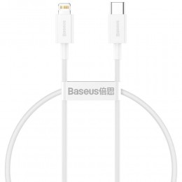 Baseus Superior USB-C to Lightning Cable 20W Λευκό 0.25m  (CATLYS-02) (BASCATLYS-02)