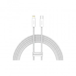 Baseus USB-C cable for Lightning Dynamic Series, 20W, 2m (white) (CALD000102) (BASCALD000102)