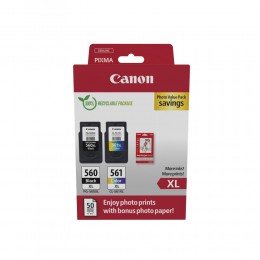 Canon Μελάνι Inkjet PG-560XL/CL-561XL Ph. Value Pack (3712C008) (CANPG-560XLPMP)