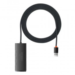 Baseus Lite Series 2m USB 3.0 Hub 5 Θυρών με σύνδεση USB-A (WKQX030201) (BASWKQX030201)