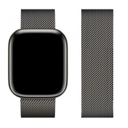 Watchband Hoco WA03 Simple Beauty 38/40/41mm για Apple Watch series 1/2/3/4/5/6/7/8/SE Stainless Steel Graphite