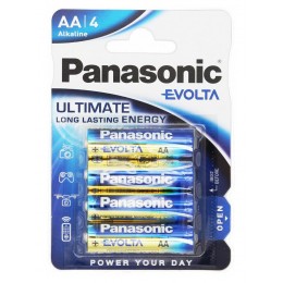 PANASONIC αλκαλικές μπαταρίες Evolta, AA/LR6, 1.5V, 4τμχ