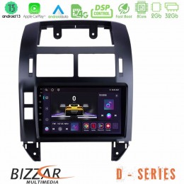 Bizzar d Series vw Polo 2002-2009 8core Android13 2+32gb Navigation Multimedia Tablet 9 u-d-Vw1229