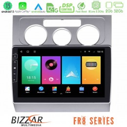 Bizzar fr8 Series vw Touran 2003-2011 8core Android13 2+32gb Navigation Multimedia Tablet 10 u-fr8-Vw1001