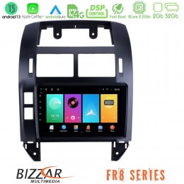 Bizzar fr8 Series vw Polo 2002-2009 8core Android13 2+32gb Navigation Multimedia 9 u-fr8-Vw1229