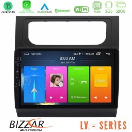 Bizzar lv Series vw Touran 2011-2015 4core Android 13 2+32gb Navigation Multimedia Tablet 10 u-lv-Vw1000