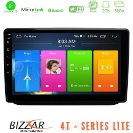 Bizzar 4t Series Skoda Fabia 2007-2014 4core Android12 2+32gb Navigation Multimedia Tablet 10 u-lvb-Sk0486