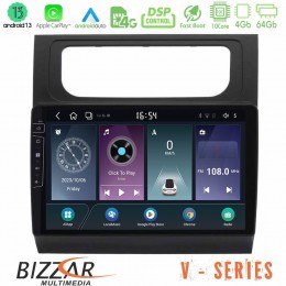 Bizzar v Series vw Touran 2011-2015 10core Android13 4+64gb Navigation Multimedia Tablet 10 u-v-Vw1000